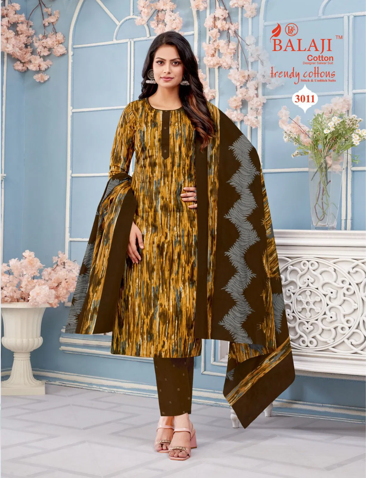 Trendy Cotton Vol 3 By Balaji Premium Cotton Dress Material Wholesale Online